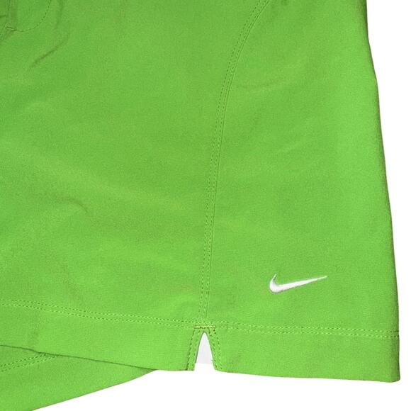 Nike Women’s Small Green Y2K Athletic Shorts Vintage 2000s Swoosh Golf Tennis - Picture 1 of 14